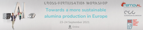 Towards a more sustainable Alumina production in Europe, online workshop, 23-24 September 2021