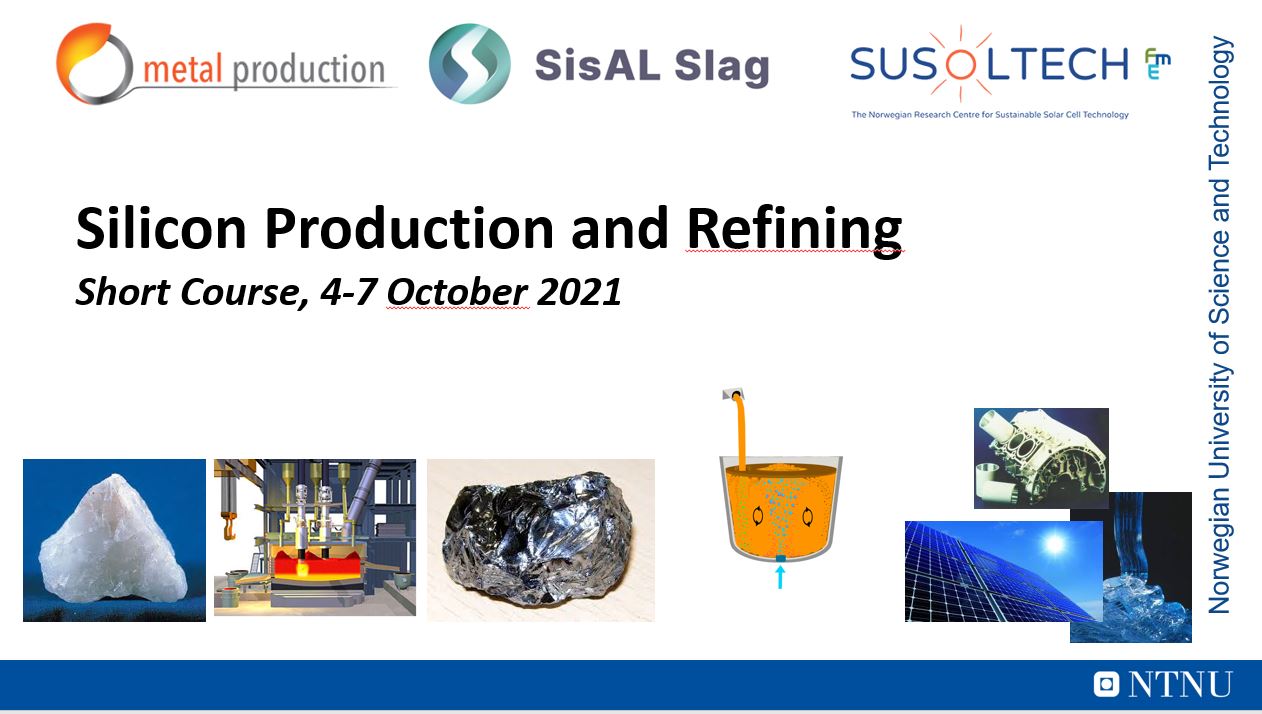 Intensive couse on “Si Production and Refining”