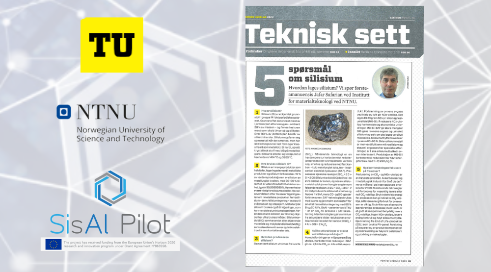 New SisAl Pilot article on Teknisk ukeblad magazine