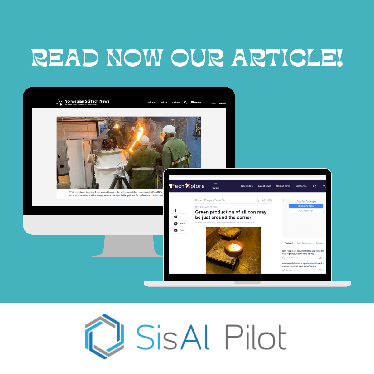 New SisAl Pilot article available